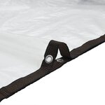 vidaXL Housse de protection plantes avec œillets 3x8 m polyéthylène