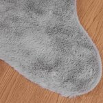 vidaXL Tapis en Fourrure Synthétique de Lapin Olite Gris 80 x 120 cm