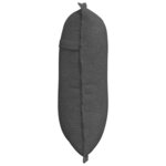 vidaXL Coussin de Dos Gris foncé 50 x 45 cm Tissu en velours côtelé