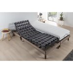 Ensemble matelas + sommier relaxation électrique - 2 x 90 x 200 cm - Matelas ressorts ensachés