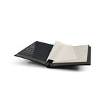 Classeur à bandes pour timbres 64 pages noires. Couleur - Bleu