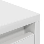 vidaXL Buffet haut blanc 29 5x34x119 5 cm bois d'ingénierie