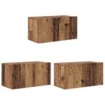 vidaXL Ensemble meuble TV 8 Pièces Bois ancien 60 x 30 x 30.5 cm