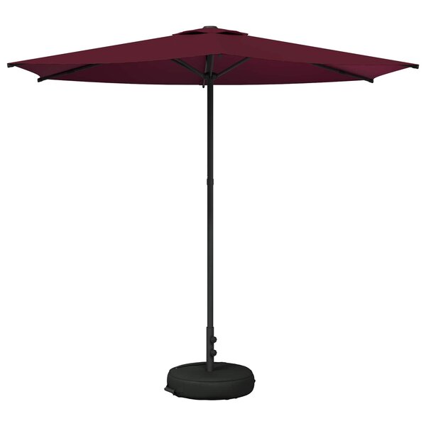 vidaXL Parasol de jardin avec base 270 x 270 cm Polyester