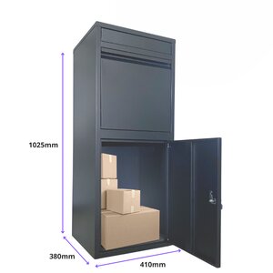 Boîte aux lettres pour colis - ParcelXL® - Boîte à colis - Indépendante - Boîte aux lettres murale - Anthracite - XXL