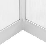 vidaXL Serre Aluminium 302x190x195 cm 11 19 m³