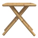 vidaXL Table de jardin pliable 45x45x45 cm bambou