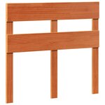 vidaXL Cadre de lit sans matelas cire marron 90x200 cm bois pin massif