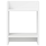 vidaXL Support de Plante 2 pc Blanc 30 x 30 x 40 cm Bois d’ingénierie