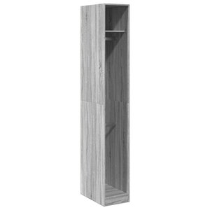 vidaXL Garde-robe sonoma gris 30x50x200 cm bois d'ingénierie