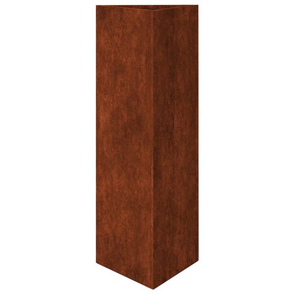 vidaXL Jardinière 30x26x75 cm acier corten