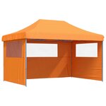 vidaXL Tente de fête 292 x 440 x 315 cm Orange Tissu Oxford