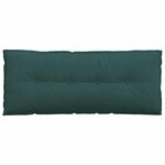 vidaXL Coussin de Dos Vert foncé 120 x 19 x 50 cm tissu
