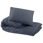 vidaXL Ensemble de housse de couette Anthracite 240x220 cm Microfibre