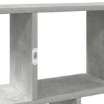vidaXL Étagère cube murale 12 compartiments gris béton bois ingénierie