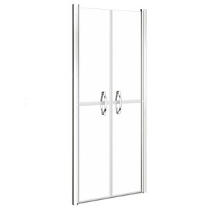 vidaXL Porte de douche ESG transparent 86x190 cm
