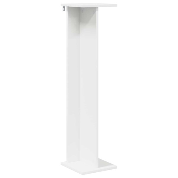 vidaXL Support de Plante Blanc 25 x 25 5 x 100 5 cm Bois d'ingénierie