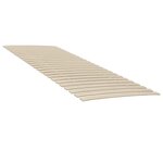 vidaXL Lattes de rechange pour sommier avec 48 lattes  2 pièces  80 x 200 cm