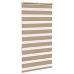 vidaXL Store zèbre marron sable largeur du tissu 80 9 cm polyester