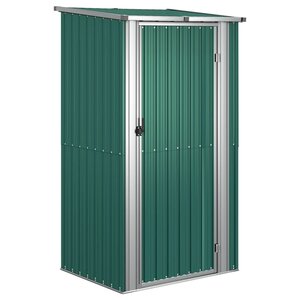 vidaXL Abri de jardin vert 118 5 x 97 x 209 5 cm Acier galvanisé