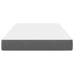 Matelas à ressorts ensachés vidaXL Gris clair Medium 120x190x20 cm Tissu