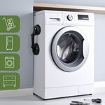 Pack and move - Lot 2 Ventouse Déménagement - Poignées Ventouses - Capacité 50KG - Ventouse Carrelage  Vitres  Réfrégirateur - Déplacement Facile