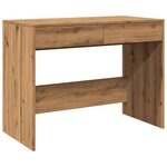 vidaXL Bureau chêne artisanal 101x50x76 5 cm bois d'ingénierie