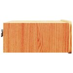 vidaXL Table de chevet Brun cire 39 x 34 x 16 5 cm Bois massif en pin