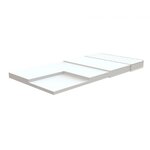 Dallas Lit ZH 90X200cm Naturel + Matelas Basic Cool 200x90cm epaisseur 10cm