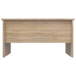 vidaXL Table basse chêne sonoma 80x50x42 5 cm bois d'ingénierie