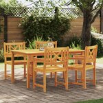 Chaises de jardin vidaXL 4 Pièces 56x55.5x90 cm Bois Massif d'Acacia