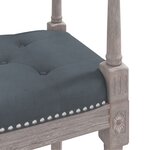 Banc banquette 110 x 40 x 70 cm velours gris foncé 02_0010465