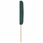 vidaXL Tête de lit LED en velours vert foncé avec design blocs diamant de 80 cm