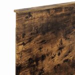 vidaXL Tête de lit avec tête de lit Chêne fumé 75 cm Bois d'ingénierie
