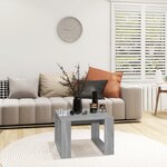 vidaXL Table d'appoint Sonoma gris 50x50x35 cm Bois d'ingénierie