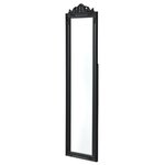 Miroir sur pied inclinable 160 x 40 cm noir mat 03_0007964