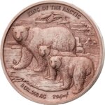Pièce de monnaie en Argent 5000 Francs g 155.5 (5 oz) Millésime 2024 KING OF THE ARCTIC