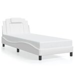 vidaXL Cadre de lit sans matelas blanc 80x200 cm similicuir