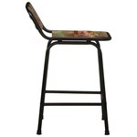 vidaXL Tabourets de bar lot de 2 46x35 5x70cm bois massif récupération