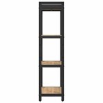 vidaXL Bibliothèque chêne artisanal 40 x 30 x 118 cm Bois d'ingénierie