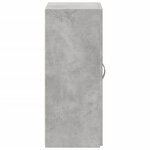 vidaXL Armoire de classement gris béton bois d'ingénierie