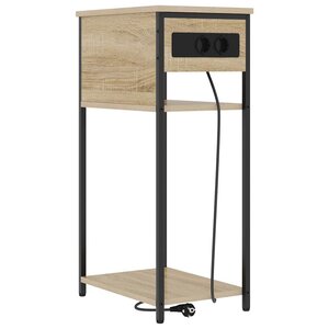 vidaXL Cabinet de chevet Chêne sonoma 41 x 28 x 76 cm