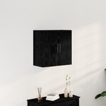 vidaXL Armoire murale Chêne Noir 60x31x60 cm Bois d'ingénierie