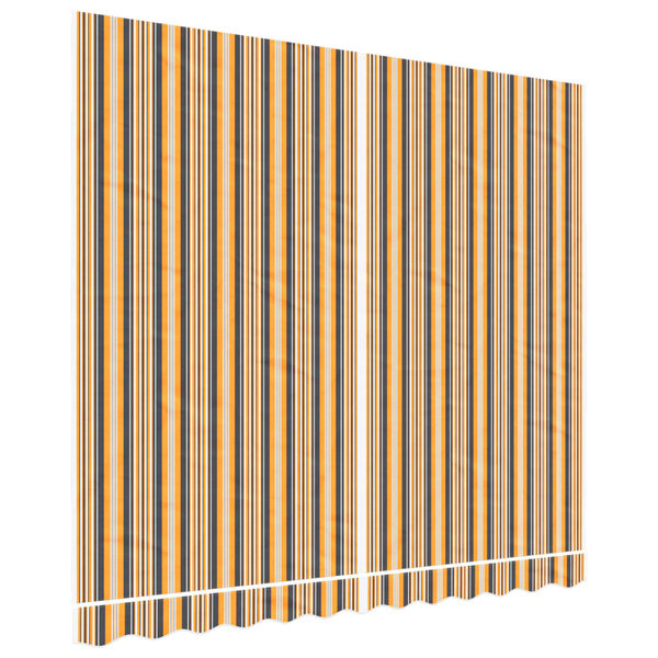 vidaXL Tissu de remplacement pour auvent rayures multicolores 3x2 5 m