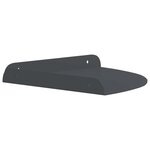 vidaXL Étagère Flottante d'Angle 2 pc Anthracite 24 x 24 x 2 cm