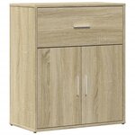 vidaXL Buffets 2 Pièces chêne sonoma 60x31x70 cm bois d'ingénierie