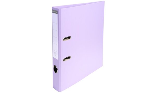 Classeur à levier PVC A4 dos de 50mm Lilas EXACOMPTA