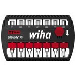 Wiha ensemble d'embouts ty pozidriv 8 pièces bitbuddy 49 mm