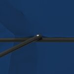 Parasol de jardin vidaXL ø395x245 cm Bleu azur