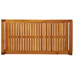 vidaXL Salon de jardin 2 Pièces avec coussins gris foncé Bois massif